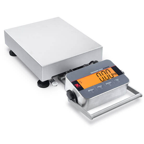 Ohaus Defender 3000 Washdown i-D33XW15C1R5 15kg x 2g/5g Front Mounted Bench Scale