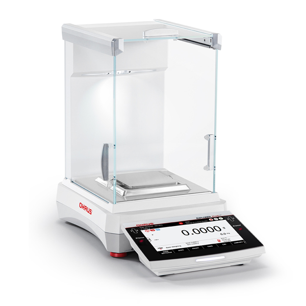 Ohaus Explorer Plus EXP224/AD 220g x 0.1mg Analytical Balance with Autocal & Auto Door