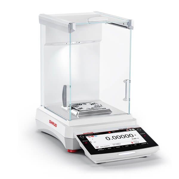Ohaus Explorer Plus EXP225D/AD 120g x 0.01mg/220g x 0.1mg Dual Range Semi-Micro Analytical Balance with Autocal and Auto Door