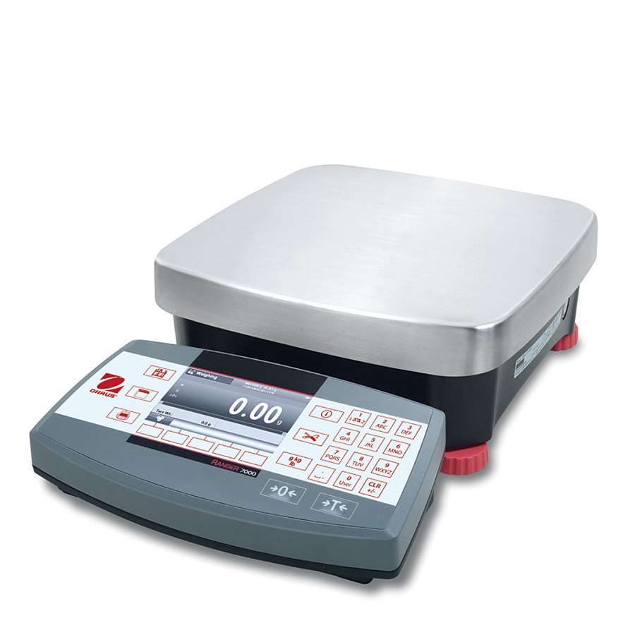 Ohaus Ranger 7000 R71MHD6 6kg x 0.02g Compact Bench Scale With Incal (Includes Column Kit)