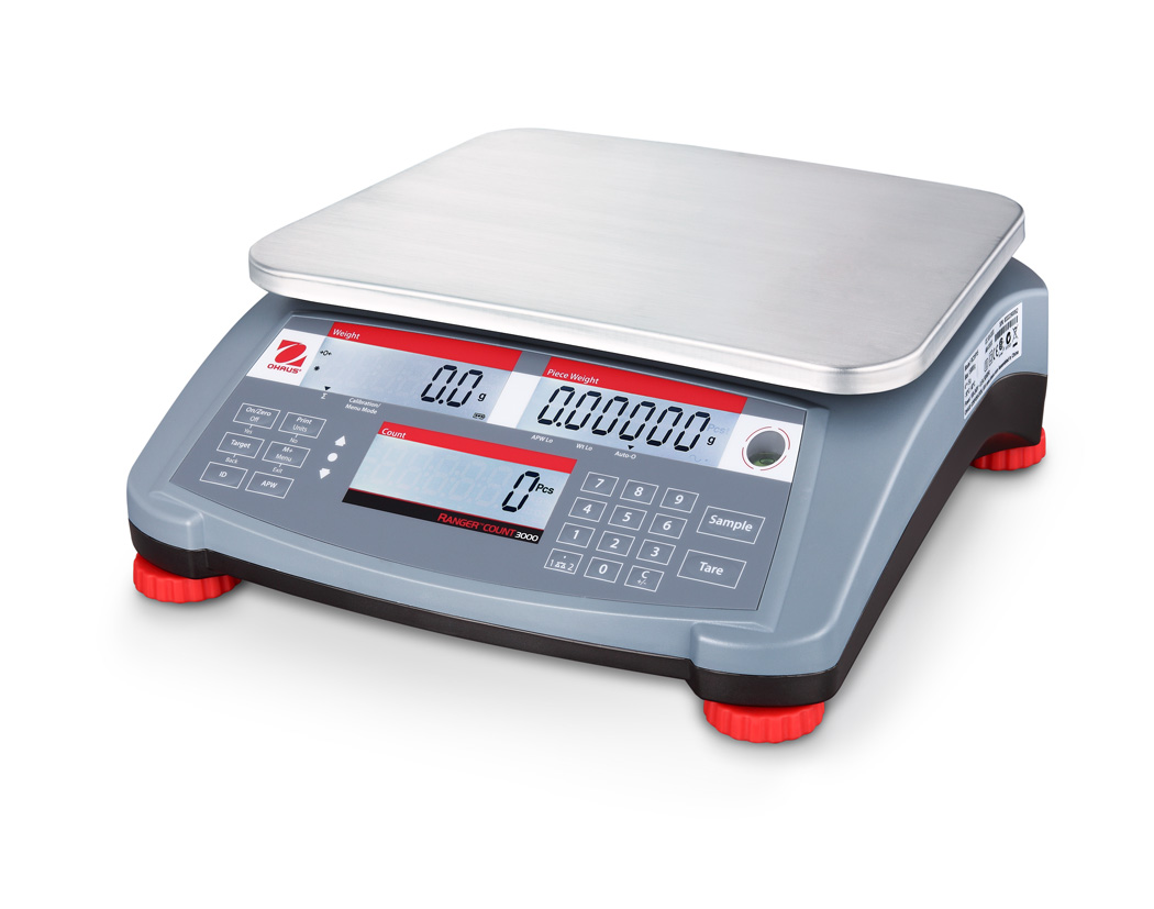 Ohaus Ranger Count 3000 RC31P6 6000g x 0.2g Compact Counting Scale