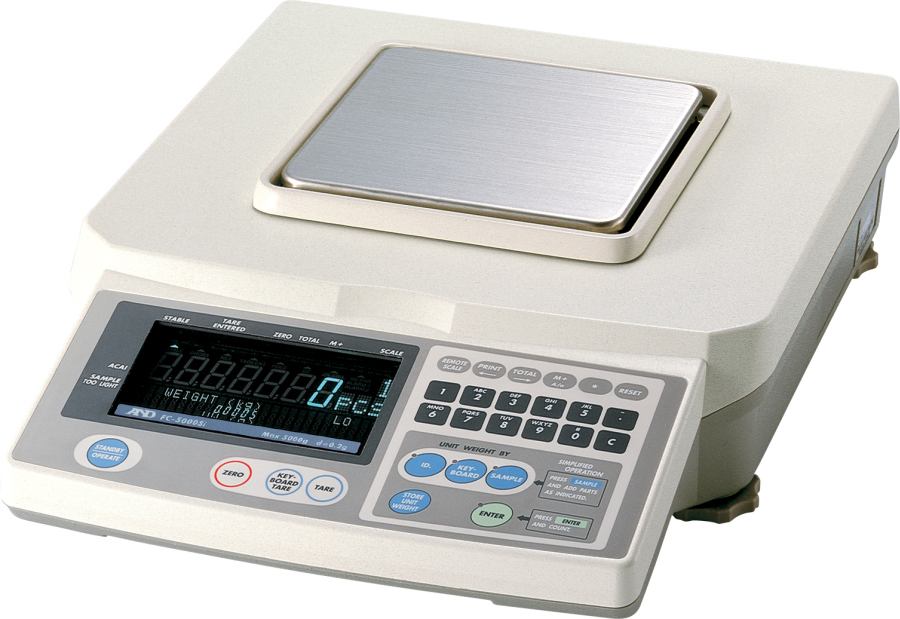 A&D FC-500Si 500g  (0.05mg minimum piece weight) Counting Scale