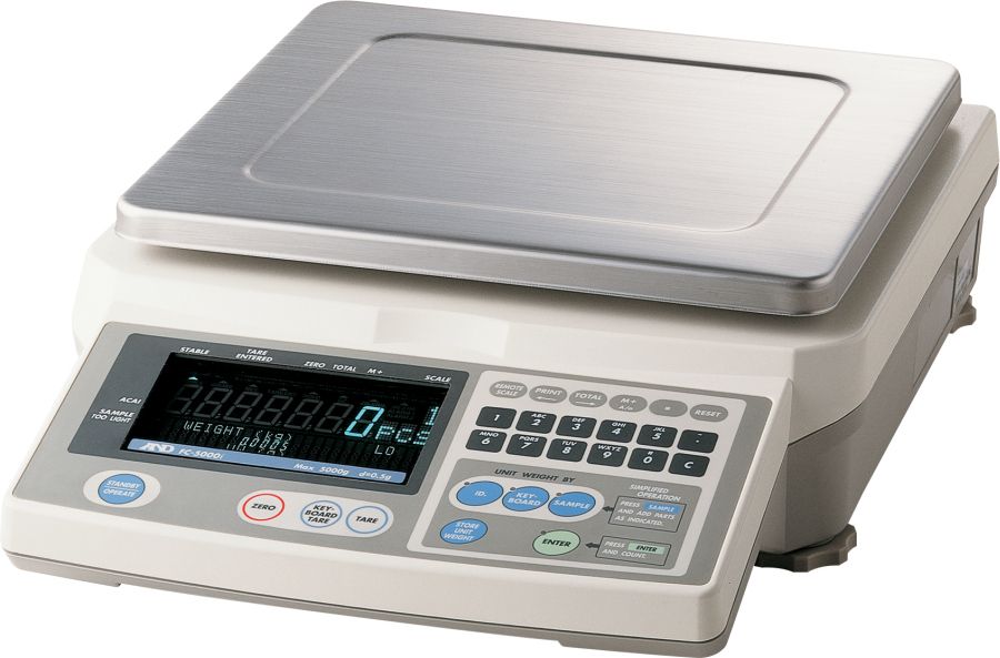 A&D FC-5000i 5000g (5mg minimum piece weight) Counting Scale