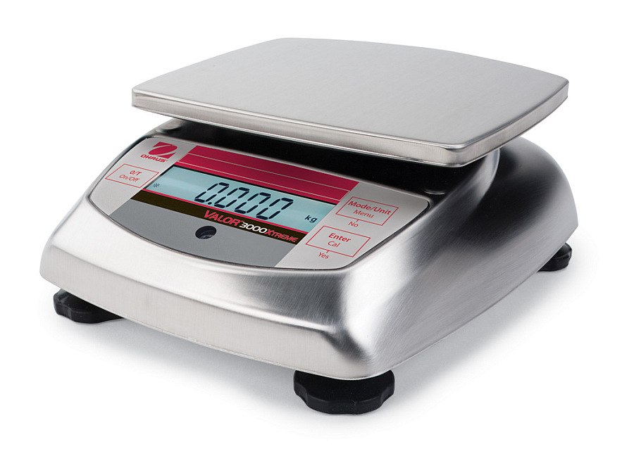 Ohaus Valor 3000 Xtreme V31X6 6kg x 1g Compact Food Scale