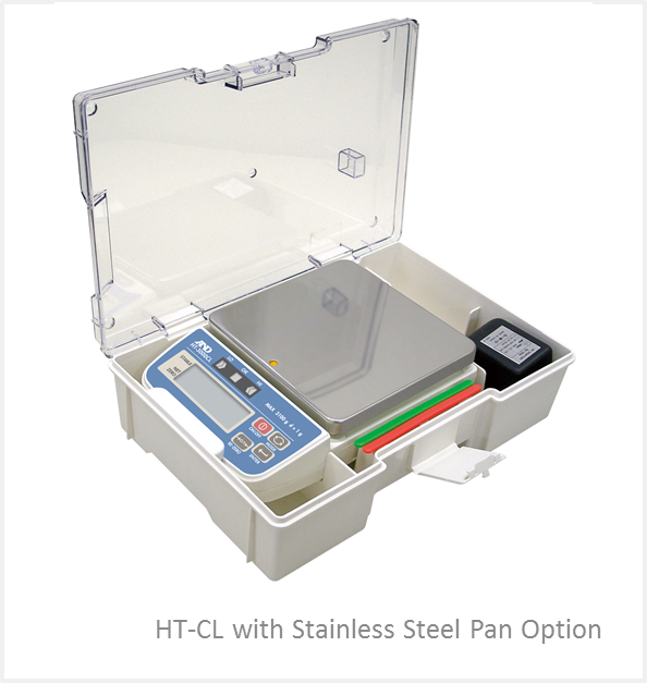 A&D HT-3000CL 3100g x 1g Compact Checkweighing Scale With Travel Case